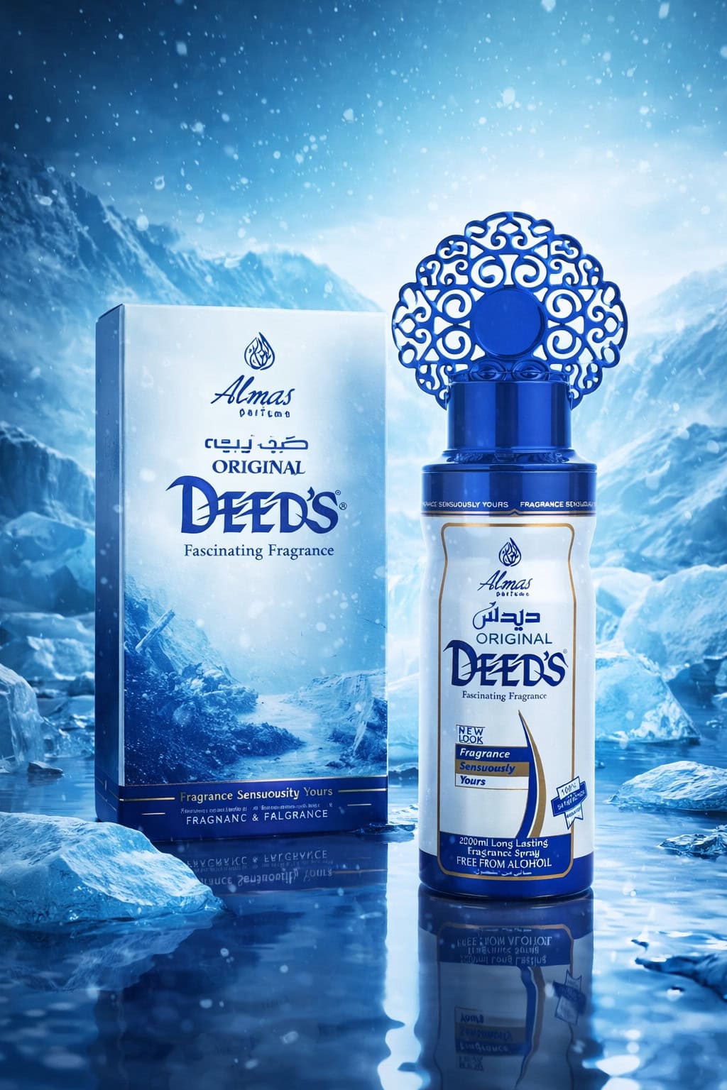 Almas Original Deed’s Fascinating Fragrance Spray 200ml – Long Lasting Premium Body Perfume - Image 5 - Ruby Online