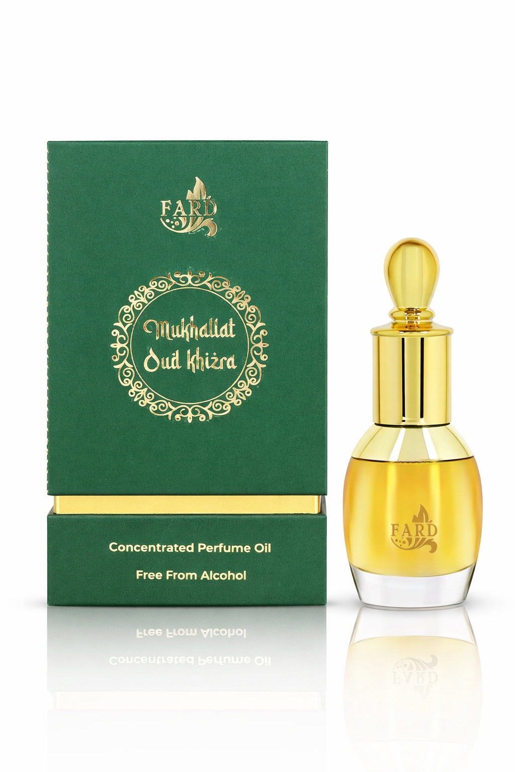 FARD Mukhallat Oud Khizra Premium Attar 14ml – Alcohol Free Concentrated Oud Perfume Oil - Image 6 - Ruby Online