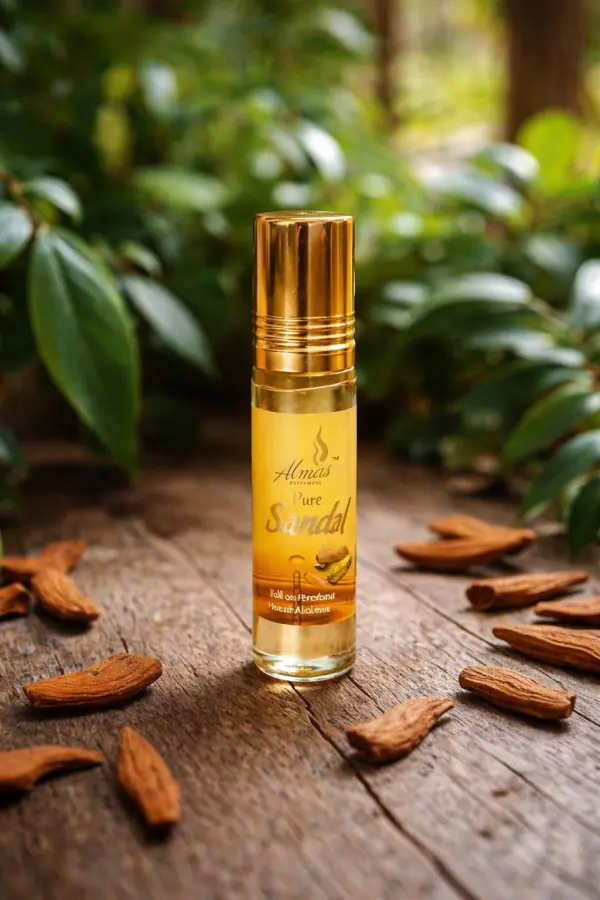 Pure Sandal Premium Attar Roll-On Perfume Oil – Alcohol Free Long Lasting Sandalwood Fragrance - Image 2 - Ruby Online