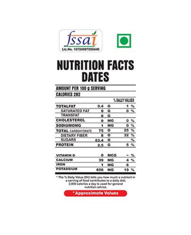 Premium Kalmi Dates from Saudi Arabia – Natural Energy-Rich Dry Fruit (FSSAI Certified) - Image 8 - Ruby Online