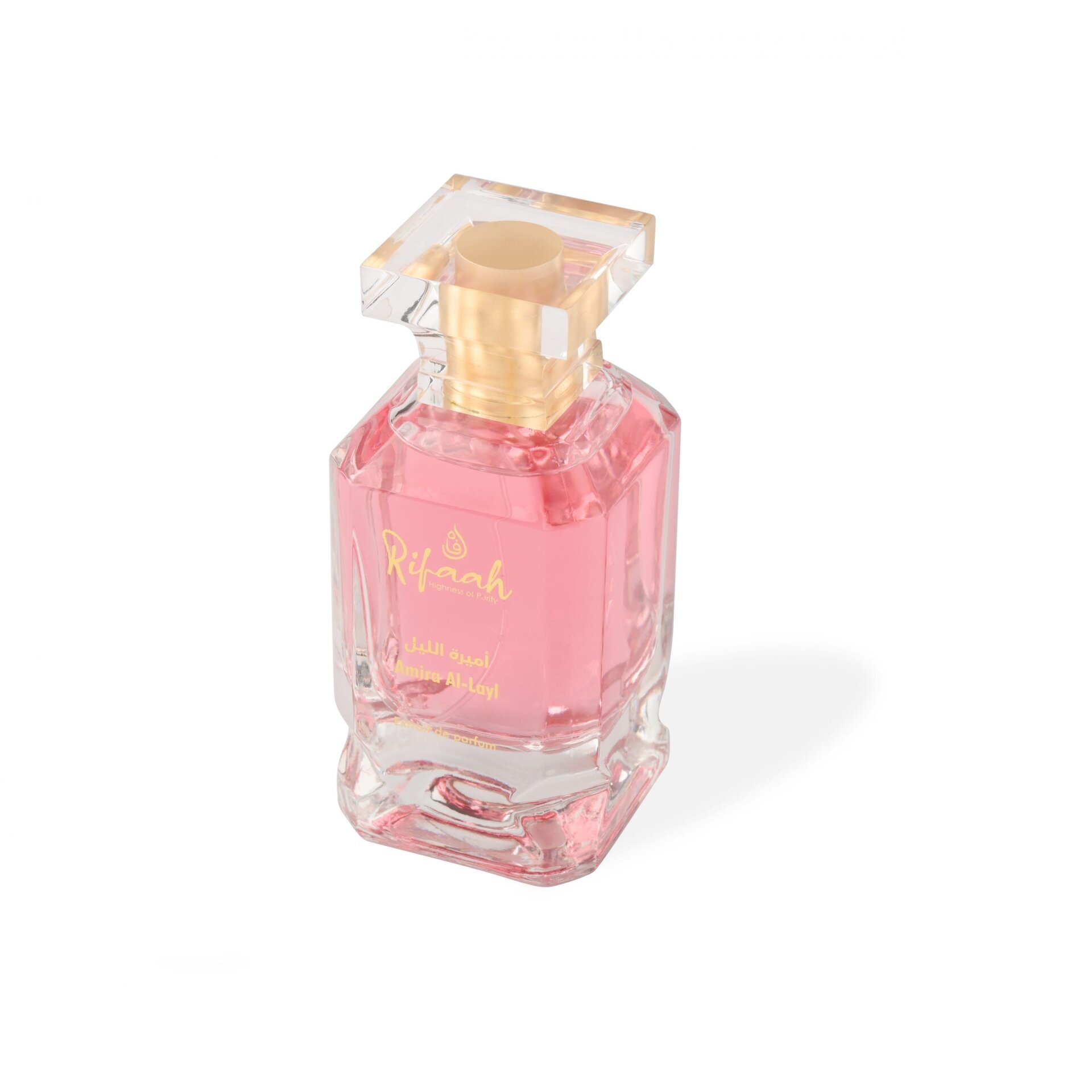 Rifaah Amira Al-Layl Luxury Extrait de Parfum 100ml – Elegant Rose Pink Arabian Perfume in Crystal Glass Bottle - Image 10 - Ruby Online