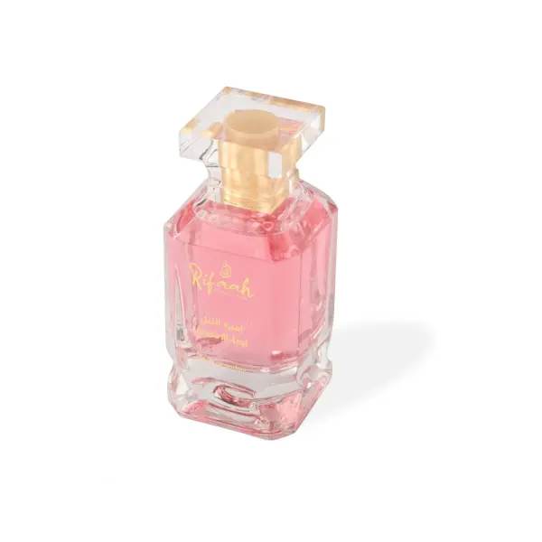 Rifaah Amira Al-Layl Luxury Extrait de Parfum 100ml – Elegant Rose Pink Arabian Perfume in Crystal Glass Bottle - Image 5 - Ruby Online