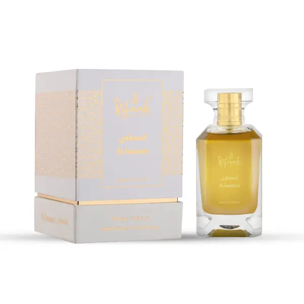 Rifaah Al-Samaawi Extrait de Parfum 100ml – Premium Amber Luxury Perfume in Crystal Glass Bottle - Image 5 - Ruby Online