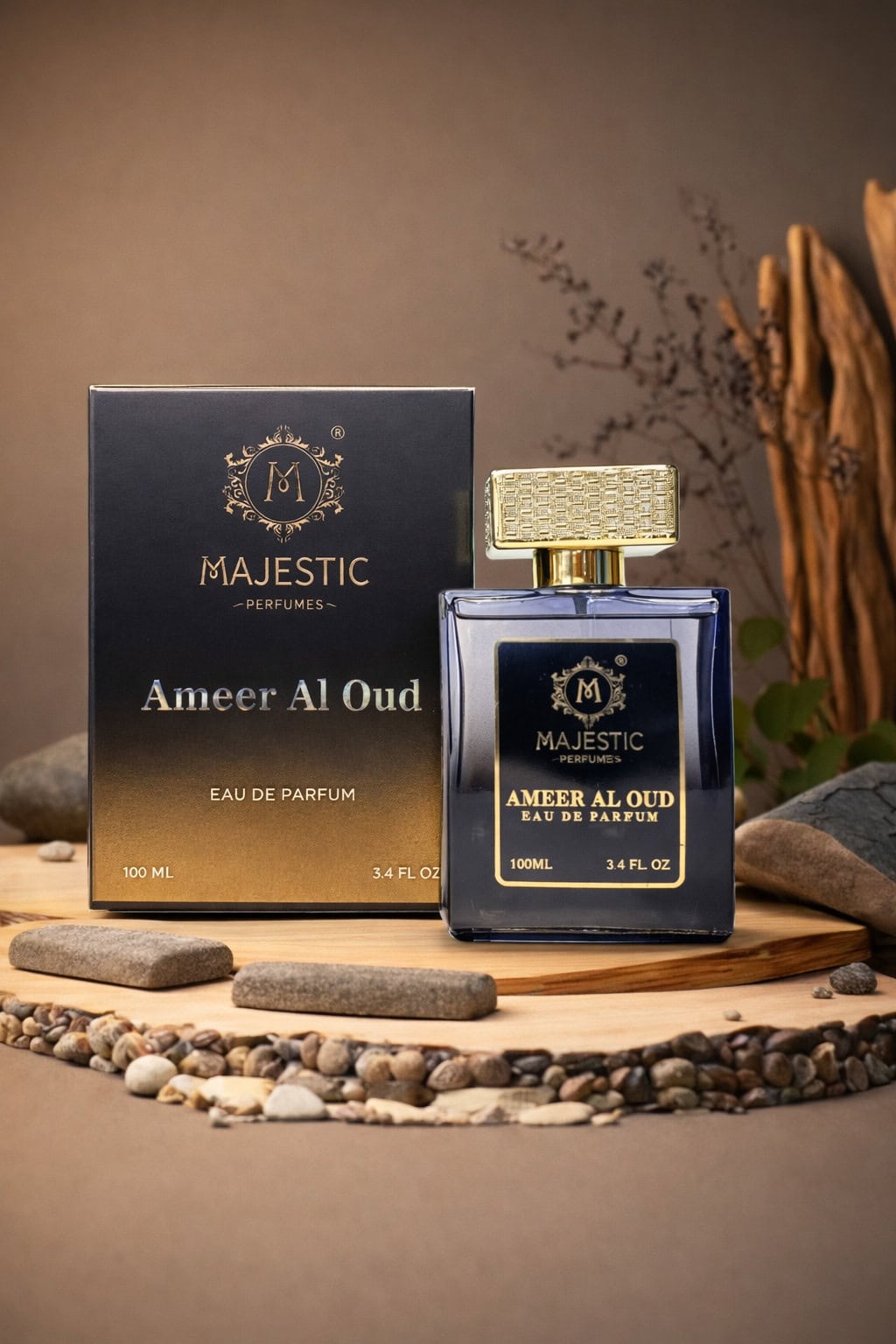 Majestic Perfumes Ameer Al Oud Eau de Parfum 100ml – Premium Arabian Oud Luxury Fragrance - Image 4 - Ruby Online
